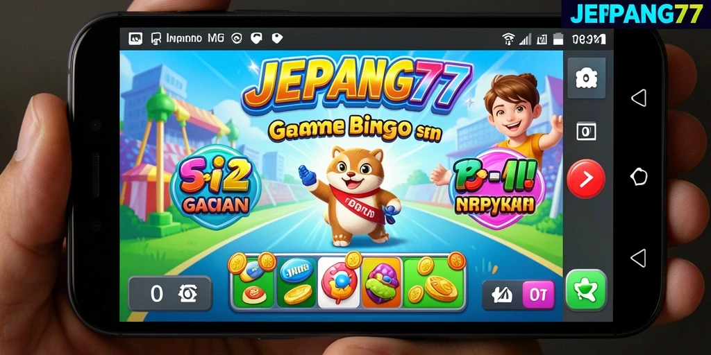 Tampilan gameplay Bingo yang seru dan interaktif di JEPANG77.