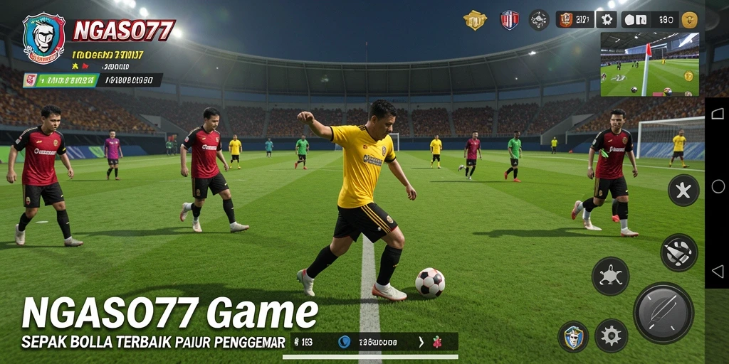 Tampilan menarik dari gameplay NGASO77 menunjukkan dinamika sepak bola.