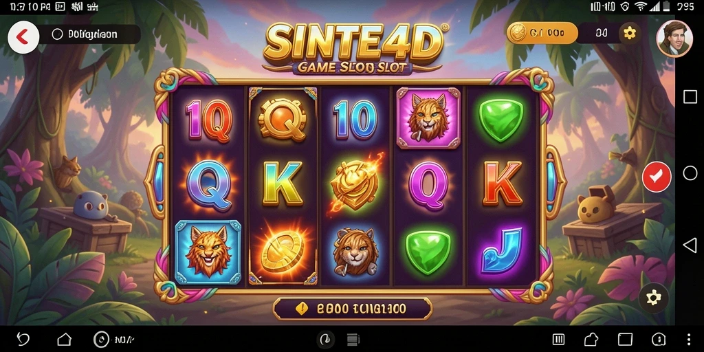 Tangkapan layar dari gameplay Slot yang menarik di SINTE4D.