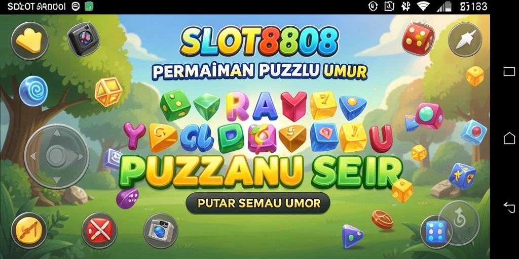 Tampilan gameplay menakjubkan dari SLOT8808 dengan tantangan puzzle.