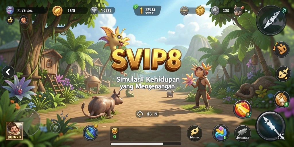 Tampilan gameplay menarik dan interaktif di SVIP8.