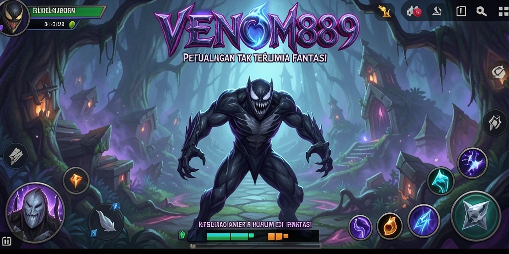 Tampilan gameplay menarik dari VENOM889 dengan aksi petualangan yang seru.